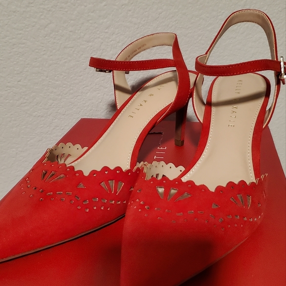 Kelly Katie Kk Zabell Holiday Red Heels 